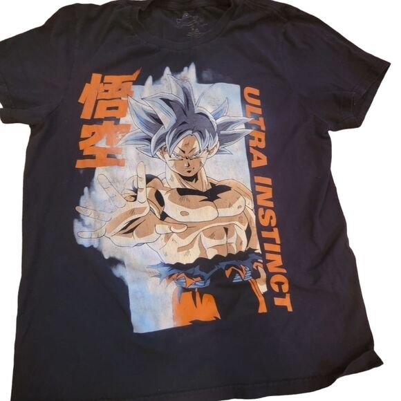 DRAGON Ball Z Ultra Instinct Anime Character Short Sleeve Shirt Size S - Picture 2 of 3